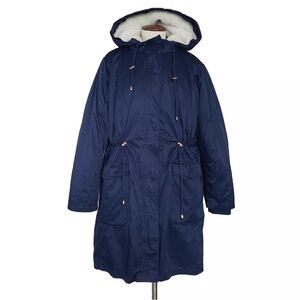 Torrid Navy 3 in 1 Parka -22F/-30C Water/Wind Resistant Hooded Womens Size 3X